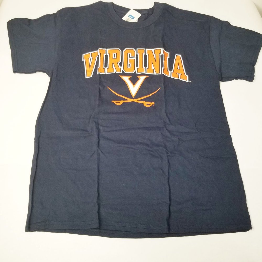 Campus Colors NCAA Adult Virginia  Large T…